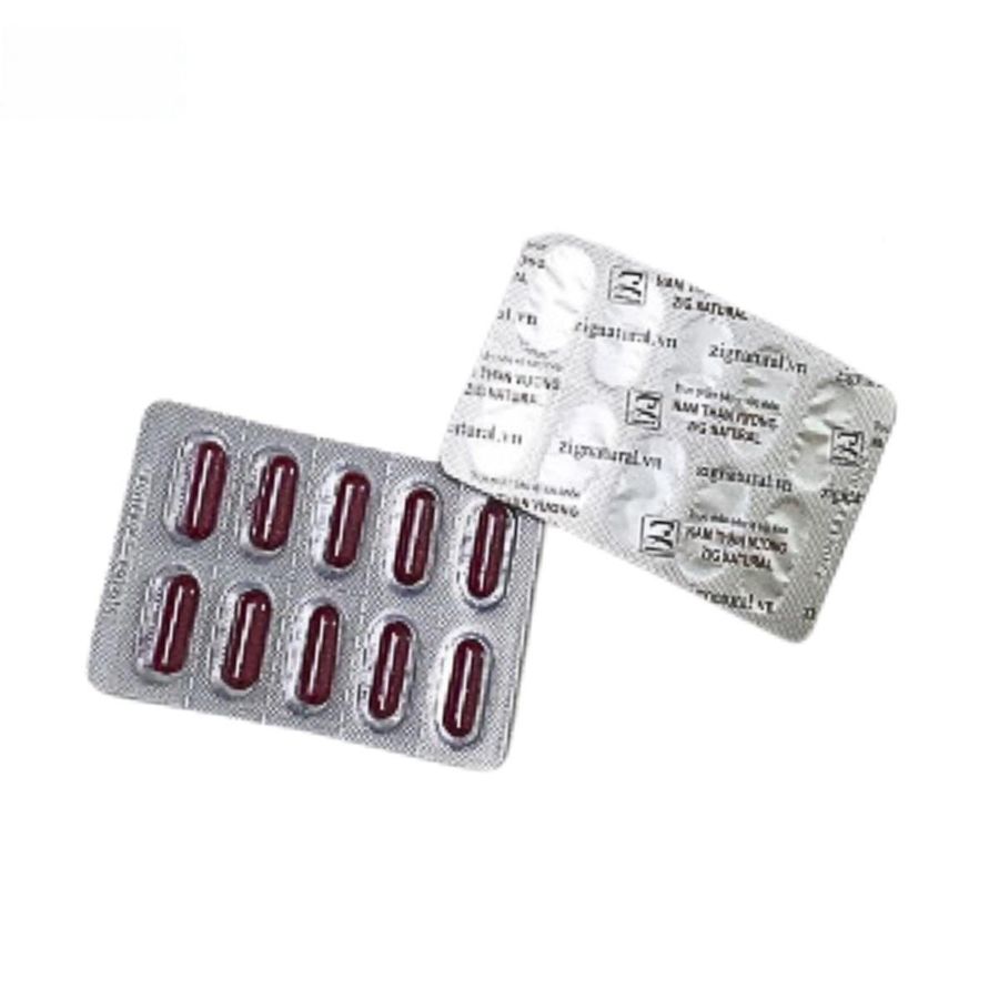 Viên uống Nam Thận Vương Zig Natural - Bổ thận, tráng dương, nâng cao sinh lực cho nam giới trưởng thành - đóng gói kín