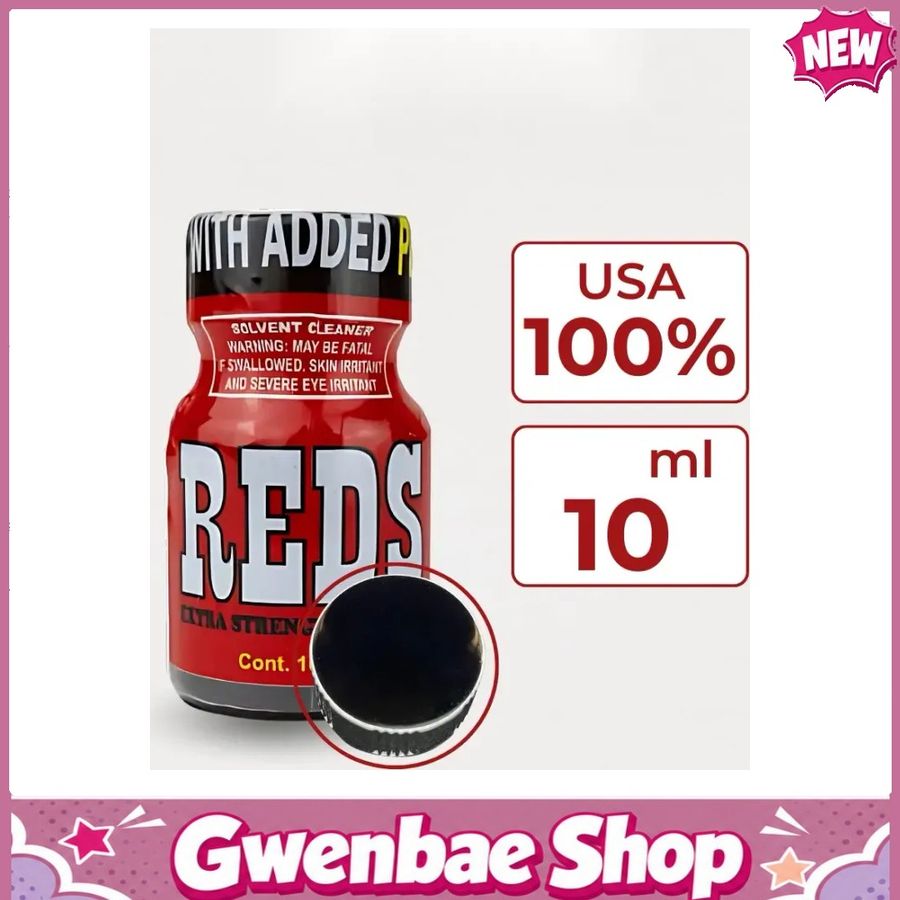 Chai Hít Tăng Khoái Cảm Kích Thích Bao Phê Reds USA Popper 10ml - Gwenshop Chính Hãng