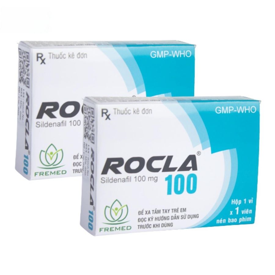Viên uống Rocla 100 - Điều trị rối loạn sinh lý nam hiệu quả cho nam giới