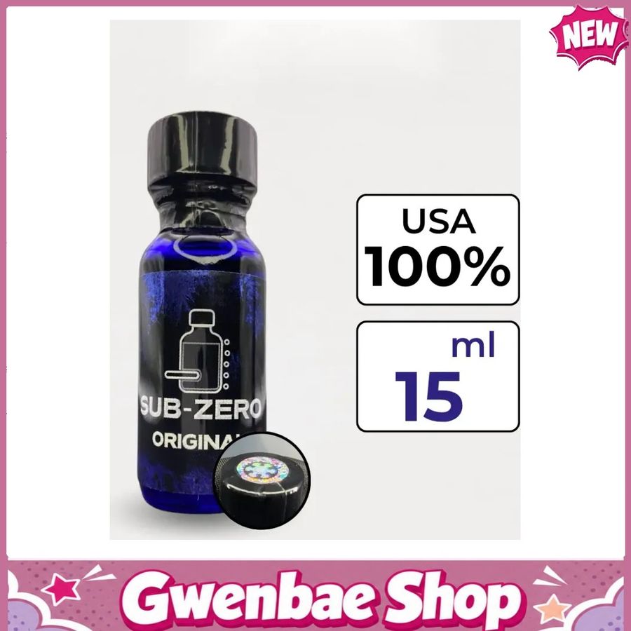 Chai Hít Tăng Khoái Cảm Kích Thích Bao Phê Popper Sub-Zero Original 15ml - Gwenshop Chính Hãng