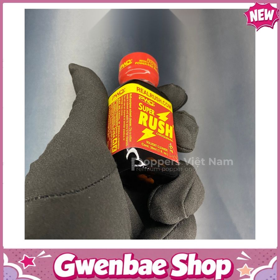 Chai Hít Cực Mạnh Lên Đỉnh Nhanh Popper Super Rush 30ml - Gwenshop Chính Hãng