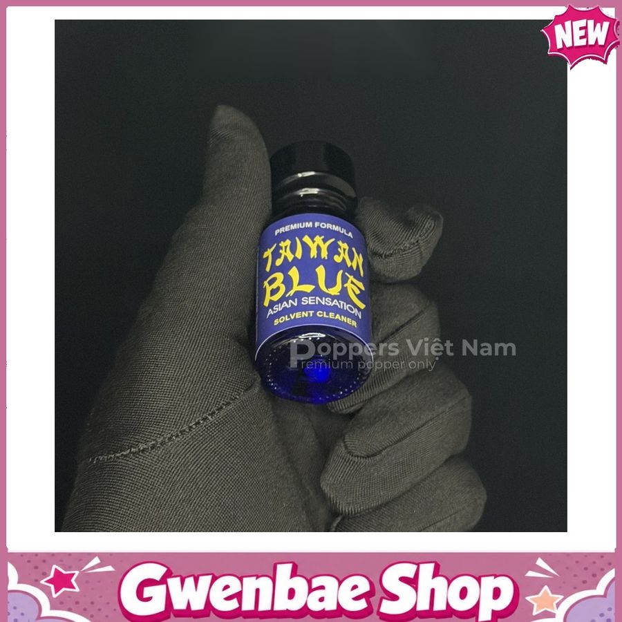 Chai Hít Cực Mạnh Lên Đỉnh Nhanh Popper Taiwan Blue 10ml - Gwenshop Chính Hãng