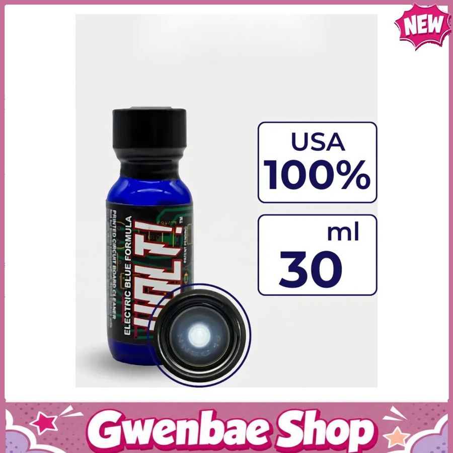 Chai Hít Tăng Khoái Cảm Kích Thích Bao Phê VOLT! Electric Blue USA Popper 30ml - Gwenshop Chính Hãng