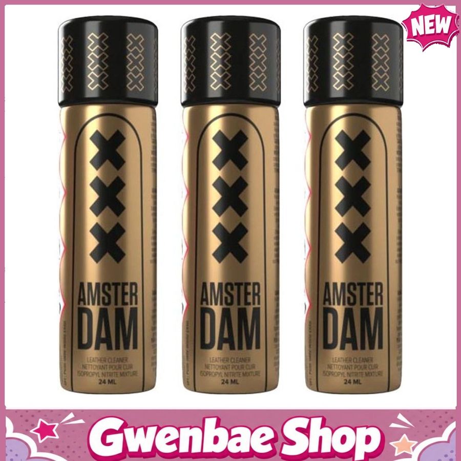 Chai Hít Tăng Khoái Cảm Kích Thích Bao Phê Amsterdam XXX Slim Poppers - 24ml - 3 Pack - Gwenshop Chính Hãng