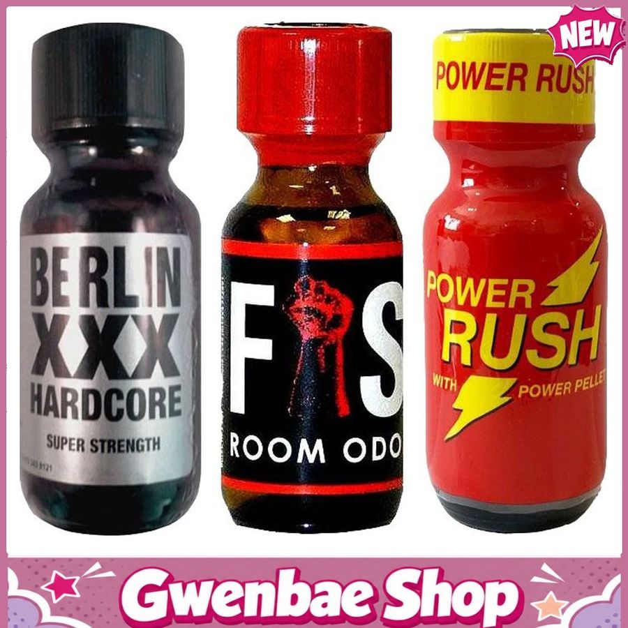 Chai Hít Tăng Khoái Cảm Kích Thích Bao Phê Popper Berlin XXX 25ml-Fist 25ml-Power Rush 25ml Multi - Gwenshop Chính Hãng