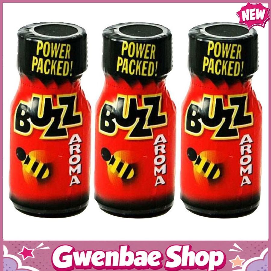 Chai Hít Tăng Khoái Cảm Kích Thích Bao Phê Popper Buzz Aromas - 10ml - 3 Pack - Gwenshop Chính Hãng