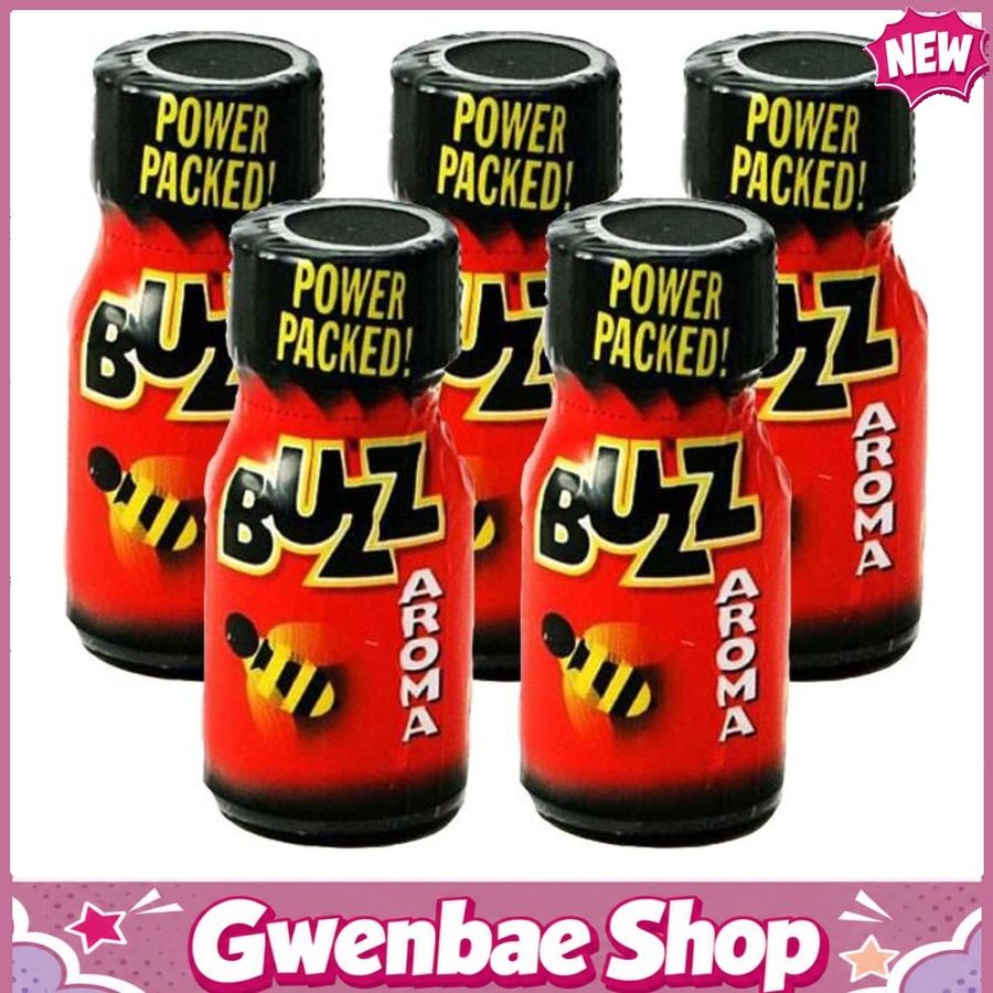 Chai Hít Tăng Khoái Cảm Kích Thích Bao Phê Popper Buzz Aromas - 10ml - 5 Pack - Gwenshop Chính Hãng
