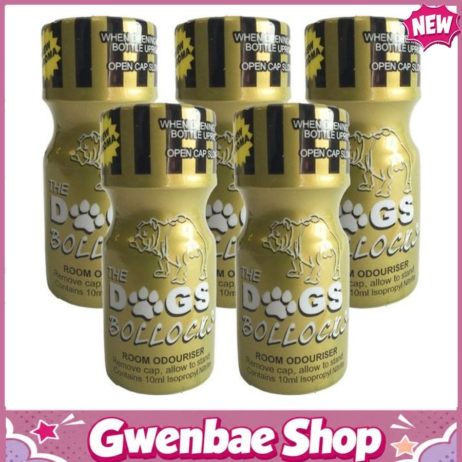 Chai Hít Tăng Khoái Cảm Kích Thích Bao Phê Popper Dogs Bollocks Aroma - 10ml - 5 Pack - Gwenshop Chính Hãng