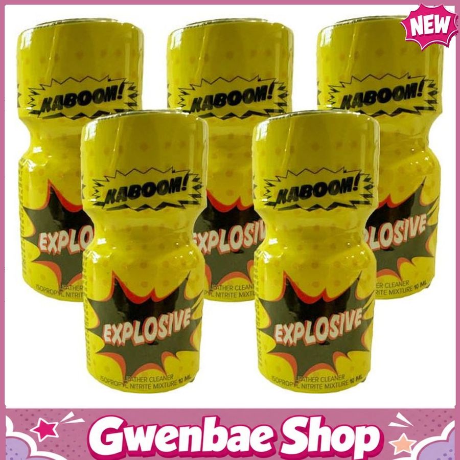 Chai Hít Tăng Khoái Cảm Kích Thích Bao Phê Explosive Leather Cleaner Poppers - 10ml - 5 Pack - Gwenshop Chính Hãng