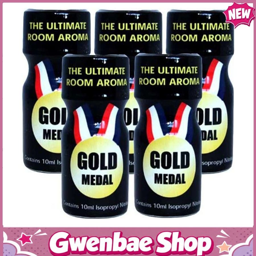 Chai Hít Tăng Khoái Cảm Kích Thích Bao Phê Popper Gold Medal Aroma - 10ml - 5 Pack - Gwenshop Chính Hãng