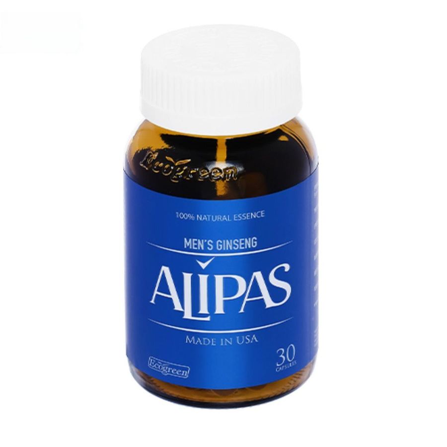 Viên uống Men’s Ginseng Alipas - Tăng cường sinh lý, cải thiện rối loạn sinh lý nam cho nam giới từ 18 tuổi trở lên - hàng chuẩn