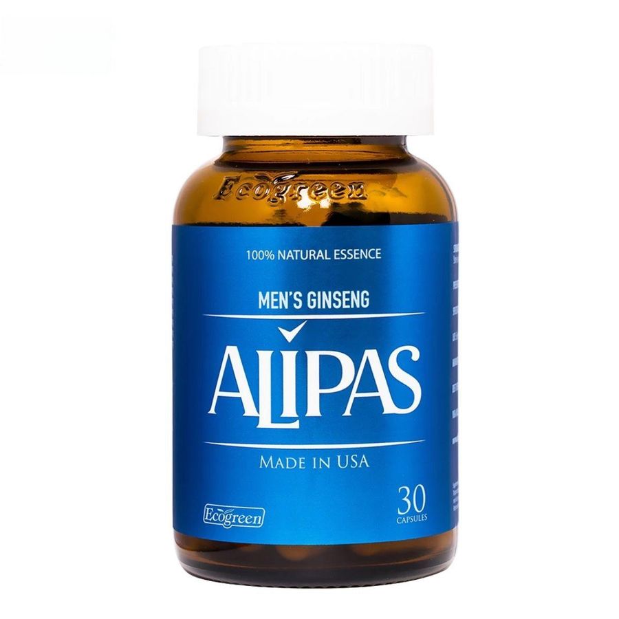Viên uống Men’s Ginseng Alipas - Tăng cường sinh lý, cải thiện rối loạn sinh lý nam cho nam giới từ 18 tuổi trở lên - chính hãng