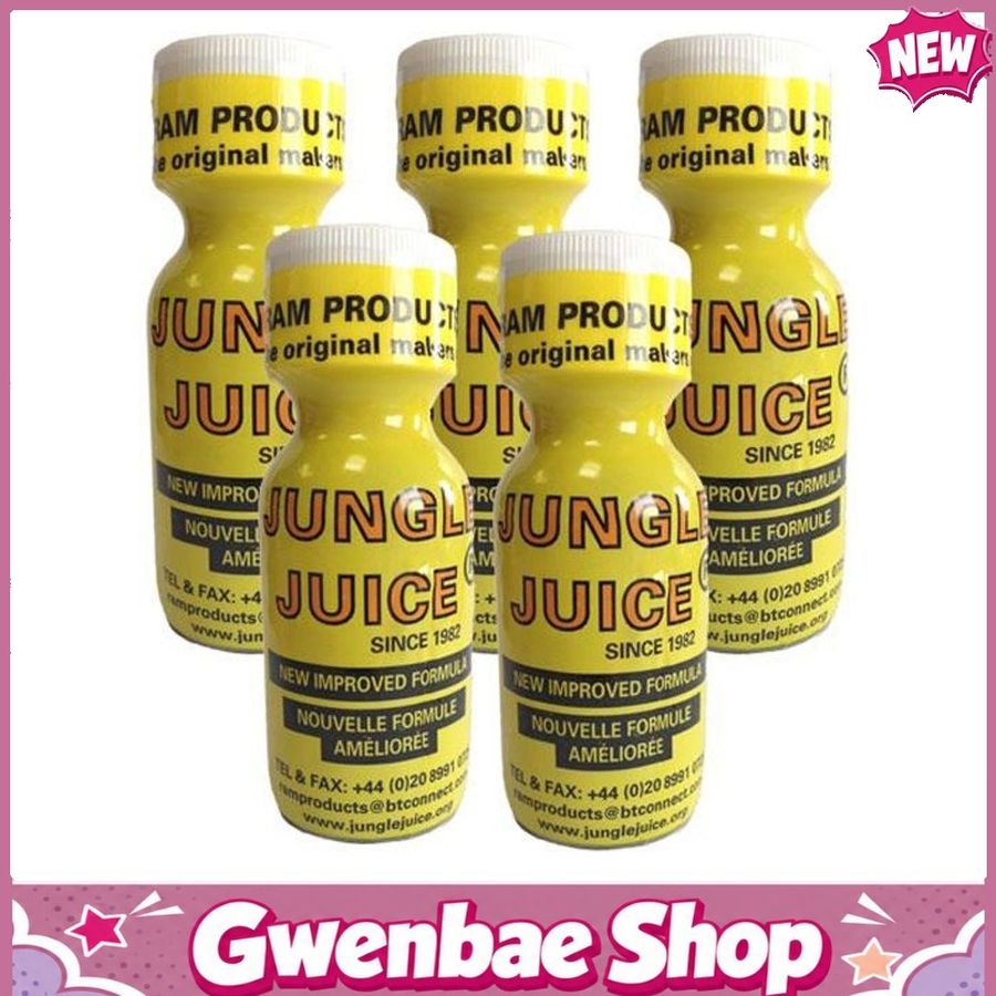 Chai Hít Tăng Khoái Cảm Kích Thích Bao Phê Popper Jungle Juice Aroma - 25ml - 5 pack - Gwenshop Chính Hãng