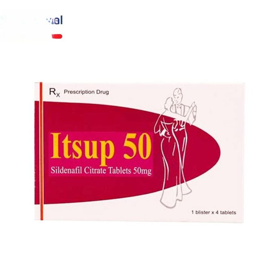 viên uống Itsup 50mg - cải thiện rối loạn sinh lý nam cho nam giới trưởng thành - bản tiêu chuẩn