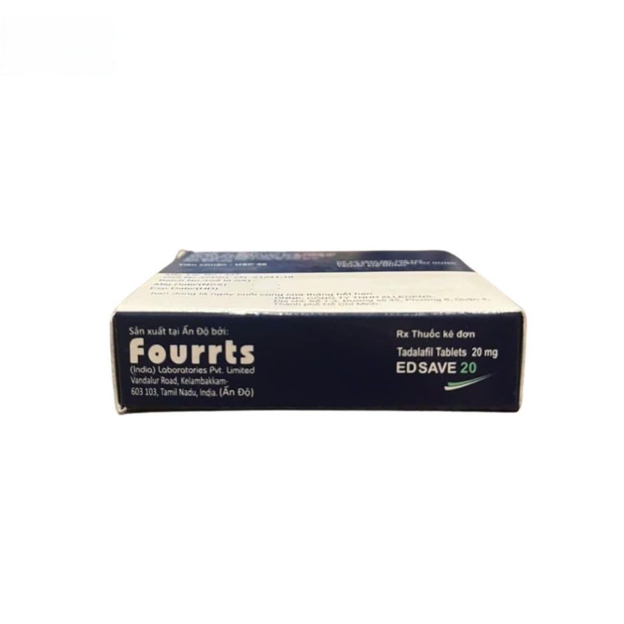 Viên uống Edsave 20mg - Điều trị rối loạn sinh lý nam cho nam giới trưởng thành - mẫu mới