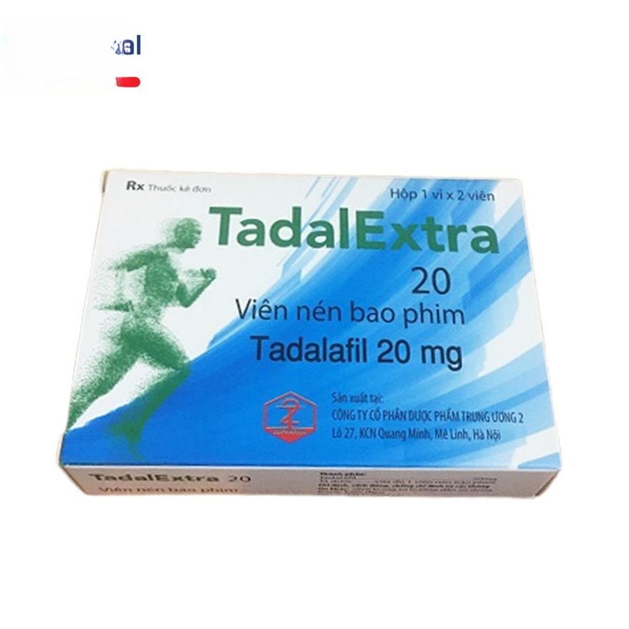viên uống TadalExtra 20mg - điều trị rối loạn sinh lý nam hiệu quả cho nam giới - bản tiêu chuẩn