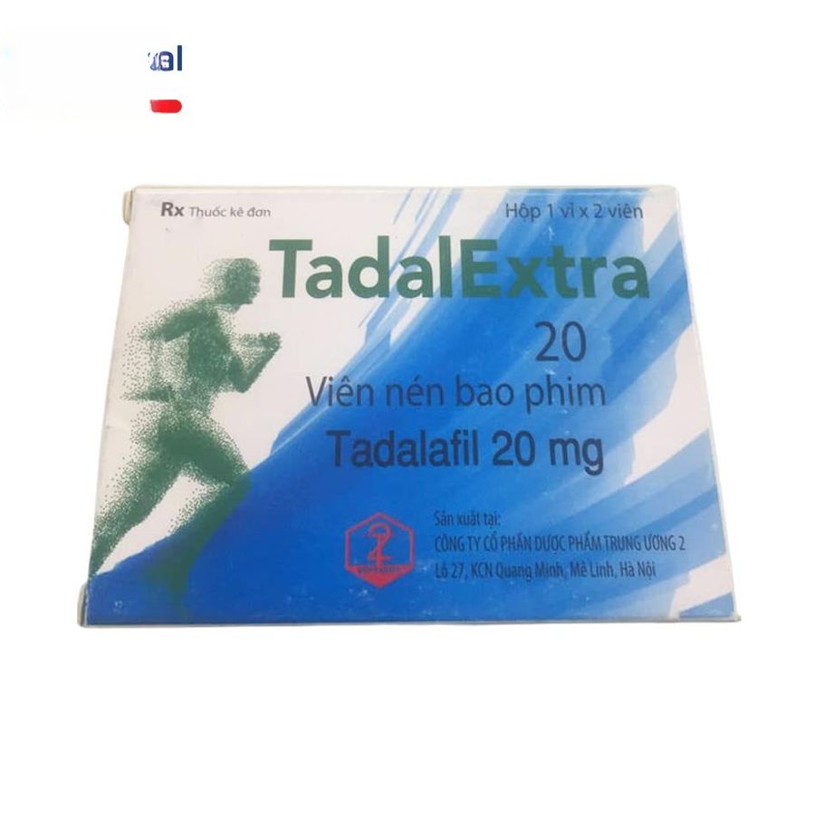 viên uống TadalExtra 20mg - điều trị rối loạn sinh lý nam hiệu quả cho nam giới - đóng gói kín