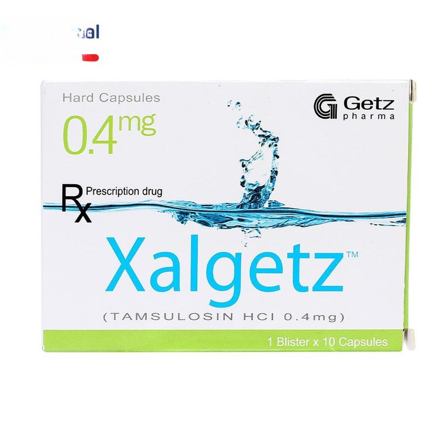 Viên uống Xalgetz 0.4mg - điều trị tăng sản lành tính tuyến tiền liệt cho nam giới - bản tiêu chuẩn