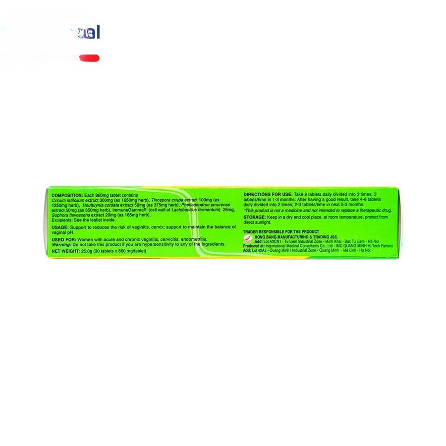 Viên uống Nữ Vương New - hỗ trợ điều trị viêm âm đạo và cân bằng pH cho phụ nữ - đóng gói kín