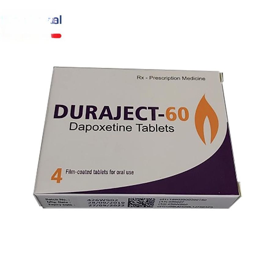 Viên uống Duraject-60 60mg - điều trị nhanh về đích cho nam giới - bản tiêu chuẩn