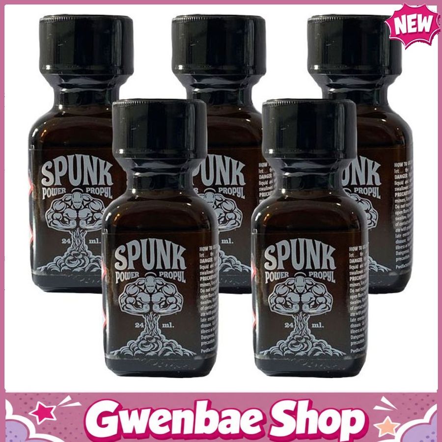 Chai Hít Tăng Khoái Cảm Kích Thích Bao Phê Spunk Power Leather Cleaner Poppers - 24ml - 5 Pack - Gwenshop Chính Hãng