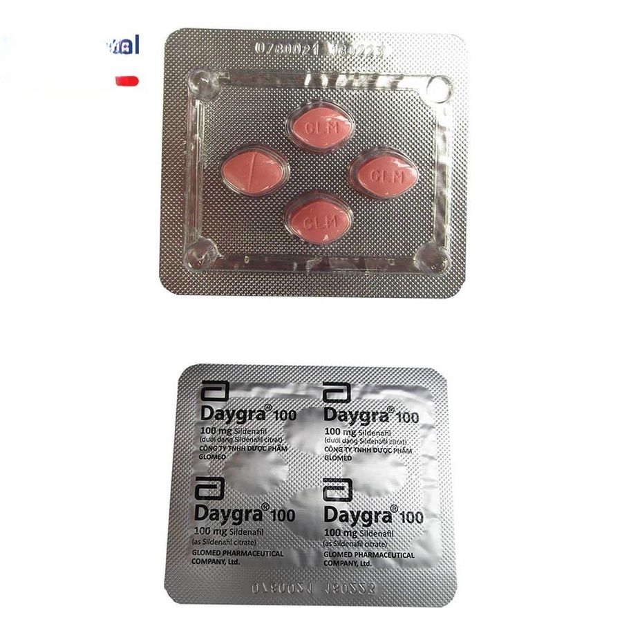 Viên uống Daygra 100mg - Điều trị rối loạn sinh lý nam cho nam giới trưởng thành - hàng có sẵn