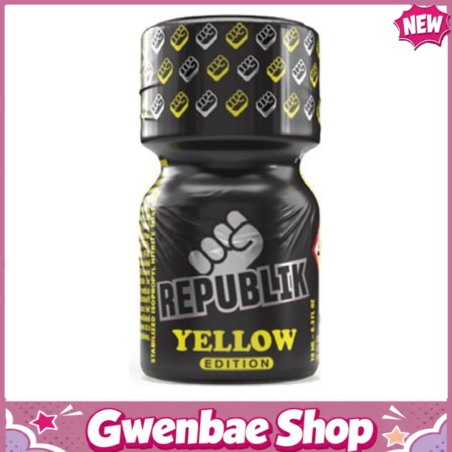 Chai Hít Tăng Khoái Cảm Kích Thích Bao Phê Popper Republik Yellow Edition 10ml - Gwenshop Chính Hãng