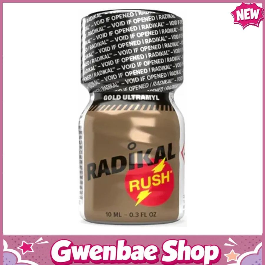 Chai Hít Tăng Khoái Cảm Kích Thích Bao Phê Popper Radikal Rush Gold Ultramyl PWD 10ml - Gwenshop Chính Hãng