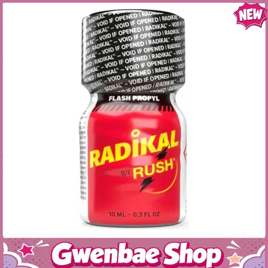 Chai Hít Tăng Khoái Cảm Kích Thích Bao Phê Popper Radikal Rush Flash Propyl PWD 10ml - Gwenshop Chính Hãng