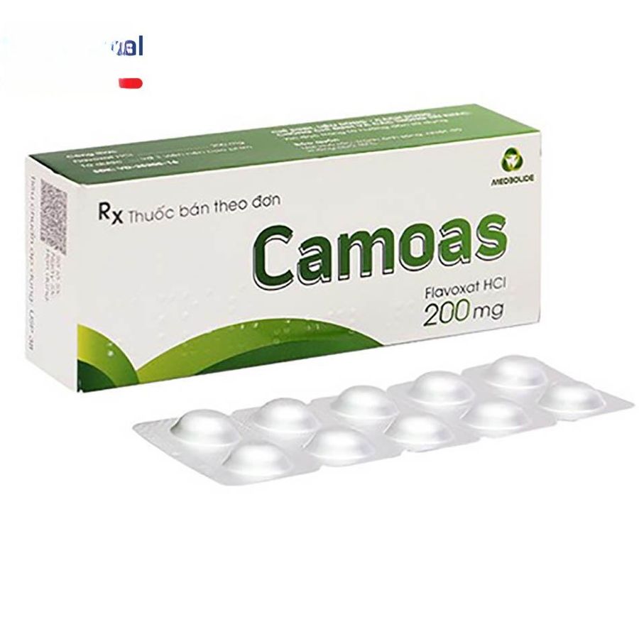 Viên uống Camoas 200mg - Giảm co thắt đường tiết niệu và sinh dục cho cả nam và nữ - chính hãng