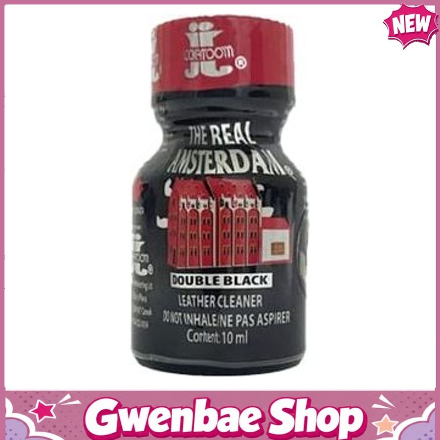 Chai Hít Tăng Khoái Cảm Kích Thích Bao Phê Popper The Real Amsterdam Double Black 10ml (JJ) - Gwenshop Chính Hãng