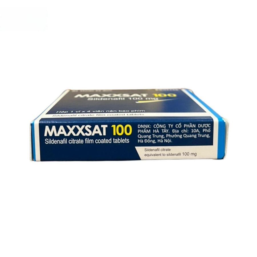 Viên uống Maxxsat 100 - Điều trị rối loạn sinh lý nam, nhanh về đích cho nam giới - chính hãng