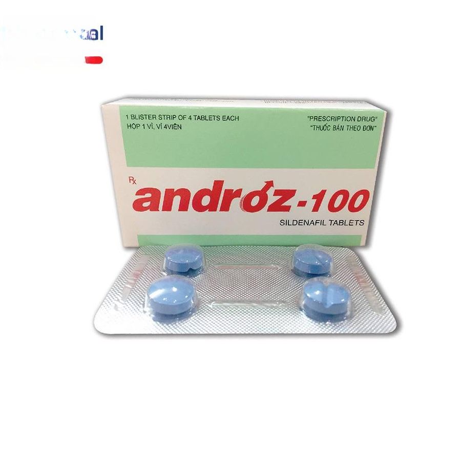 Viên uống Androz 100 - điều trị rối loạn sinh lý nam hiệu quả cho nam giới trưởng thành - giao nhanh