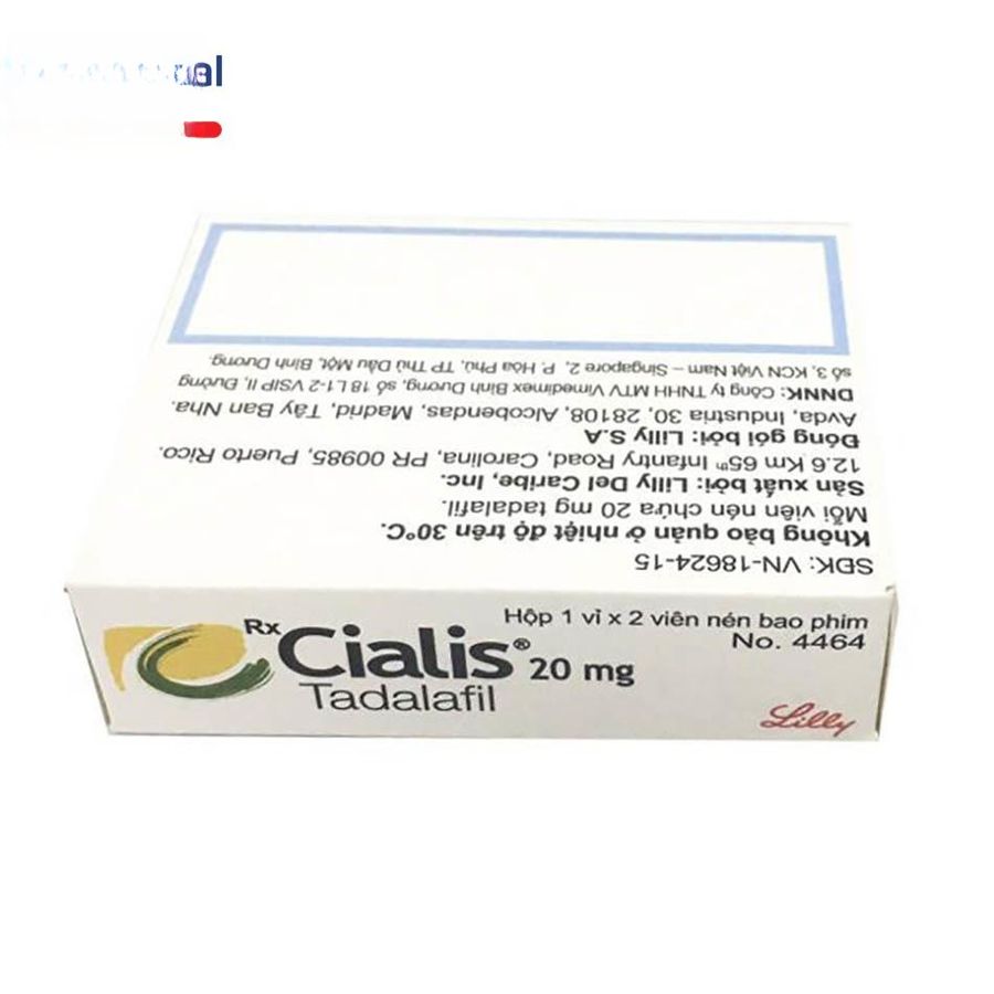 Viên uống Cialis 20mg - Điều trị rối loạn sinh lý nam hiệu quả cho nam giới - giao nhanh
