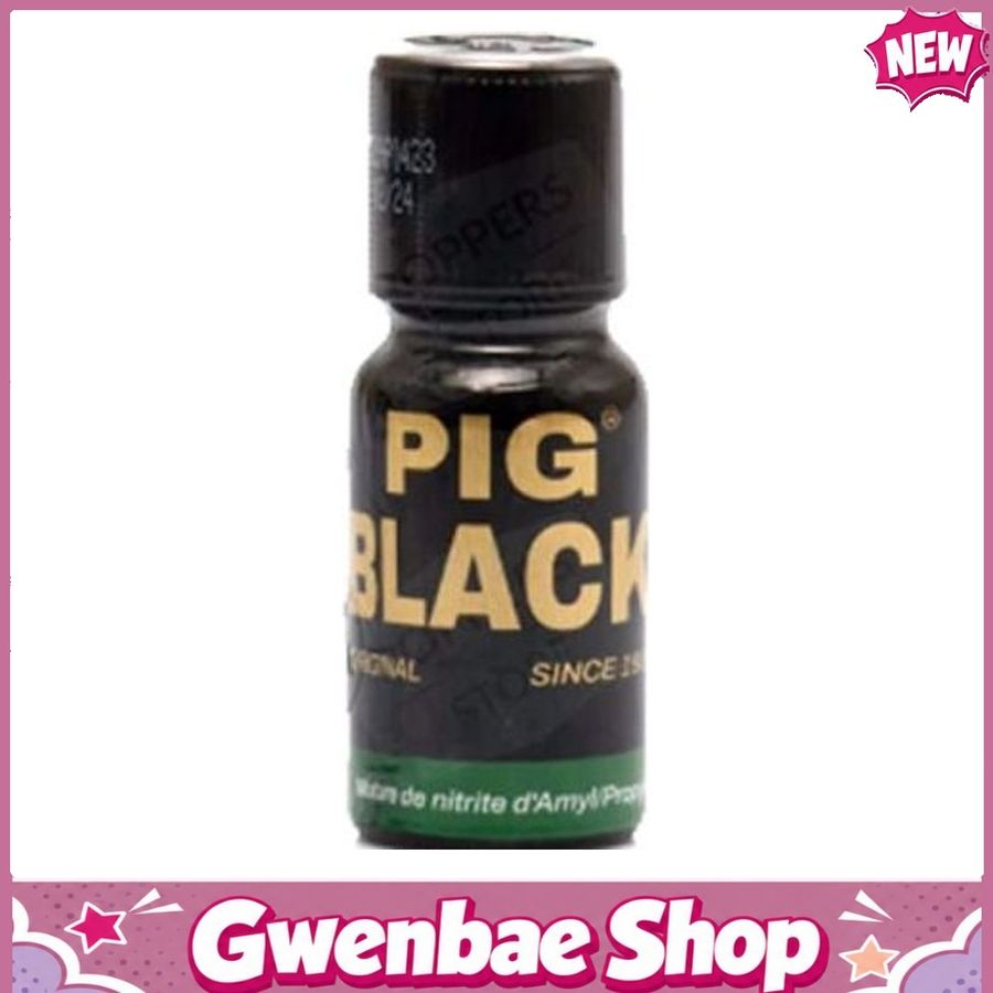 Chai Hít Tăng Khoái Cảm Kích Thích Bao Phê Popper Pig Black 15ml - Gwenshop Chính Hãng
