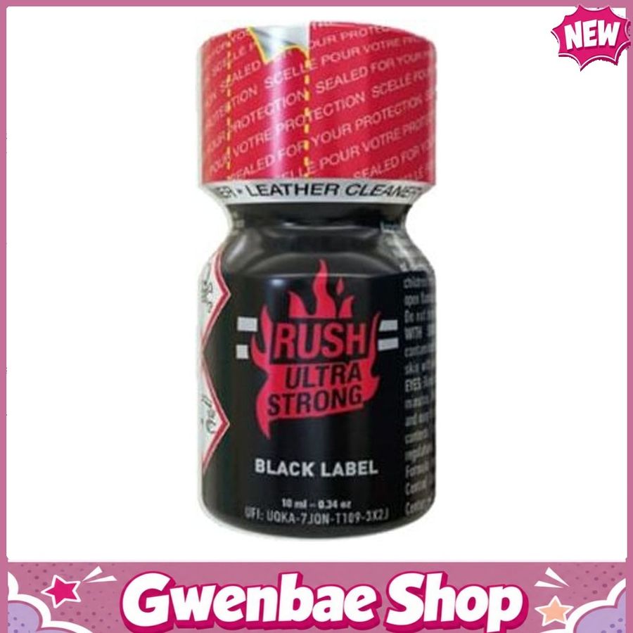Chai Hít Cực Mạnh Lên Đỉnh Nhanh Popper Rush Ultra Strong Black Label 10ml Hàng Chuẩn - Gwenshop Chính Hãng