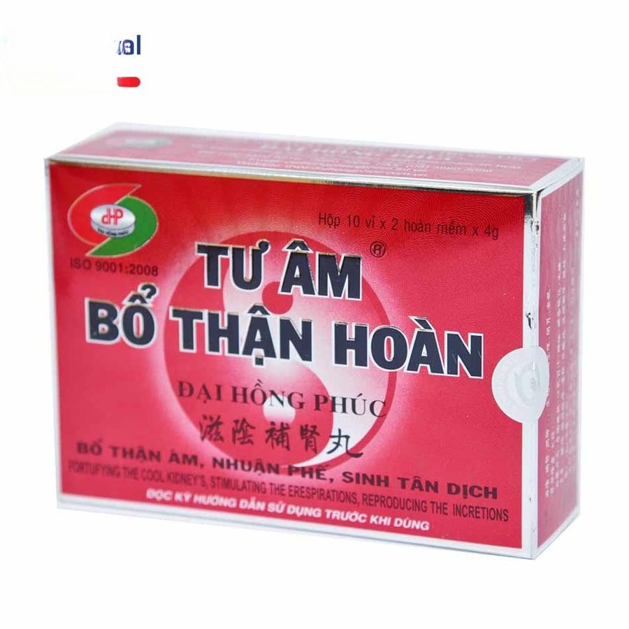 Viên uống Tư Âm Bổ Thận Hoàn - Bổ thận âm, tăng cường miễn dịch cho người mệt mỏi, huyết áp cao - bản tiêu chuẩn