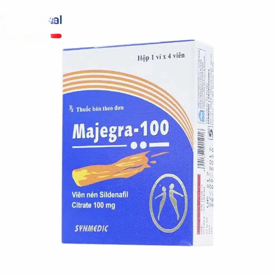 Viên uống Majegra-100 100mg - Điều trị rối loạn sinh lý nam hiệu quả cho nam giới - giao nhanh