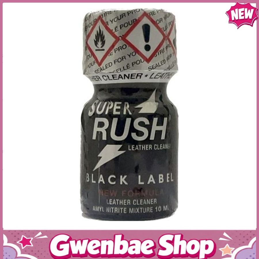 Chai Hít Tăng Khoái Cảm Kích Thích Bao Phê Popper Super Rush Black Label France 10ml - Gwenshop Chính Hãng