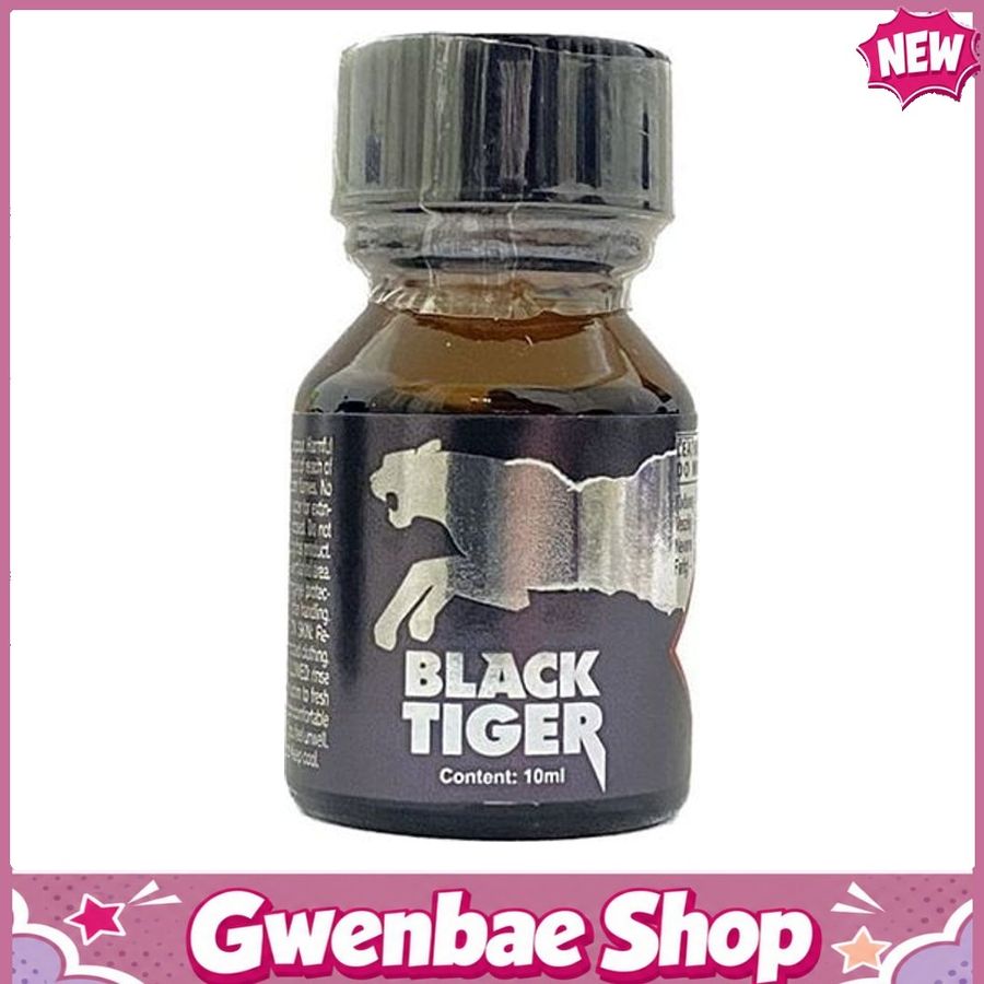 Chai Hít Tăng Khoái Cảm Kích Thích Bao Phê Popper Black Tiger Silver 10ml - Gwenshop Chính Hãng