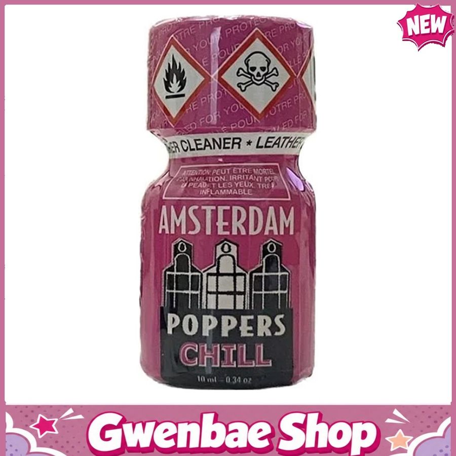 Chai Hít Tăng Khoái Cảm Kích Thích Bao Phê Popper Amsterdam Chill 10ml - Gwenshop Chính Hãng