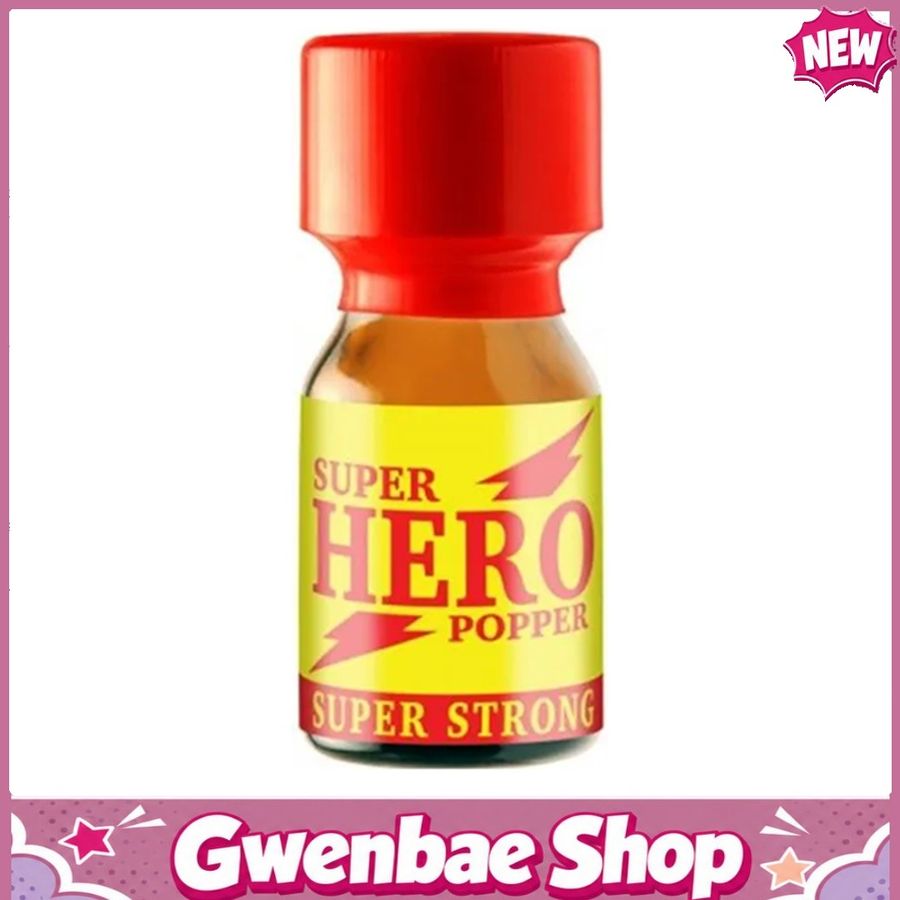 Chai Hít Tăng Khoái Cảm Kích Thích Bao Phê Popper Super Hero Super Strong 10ml - Gwenshop Chính Hãng