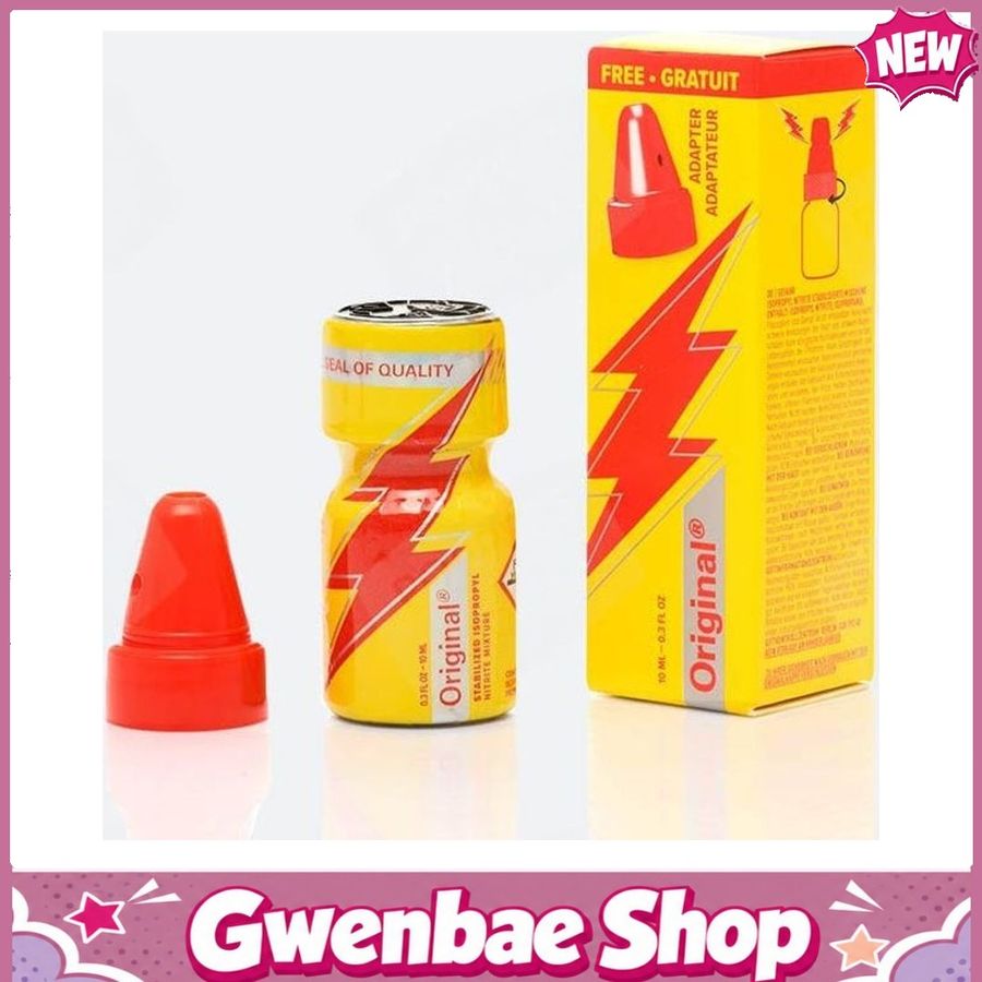 Chai Hít Cực Mạnh Lên Đỉnh Nhanh Popper ⚡Original & Adapter⚡10ml - Gwenshop Chính Hãng