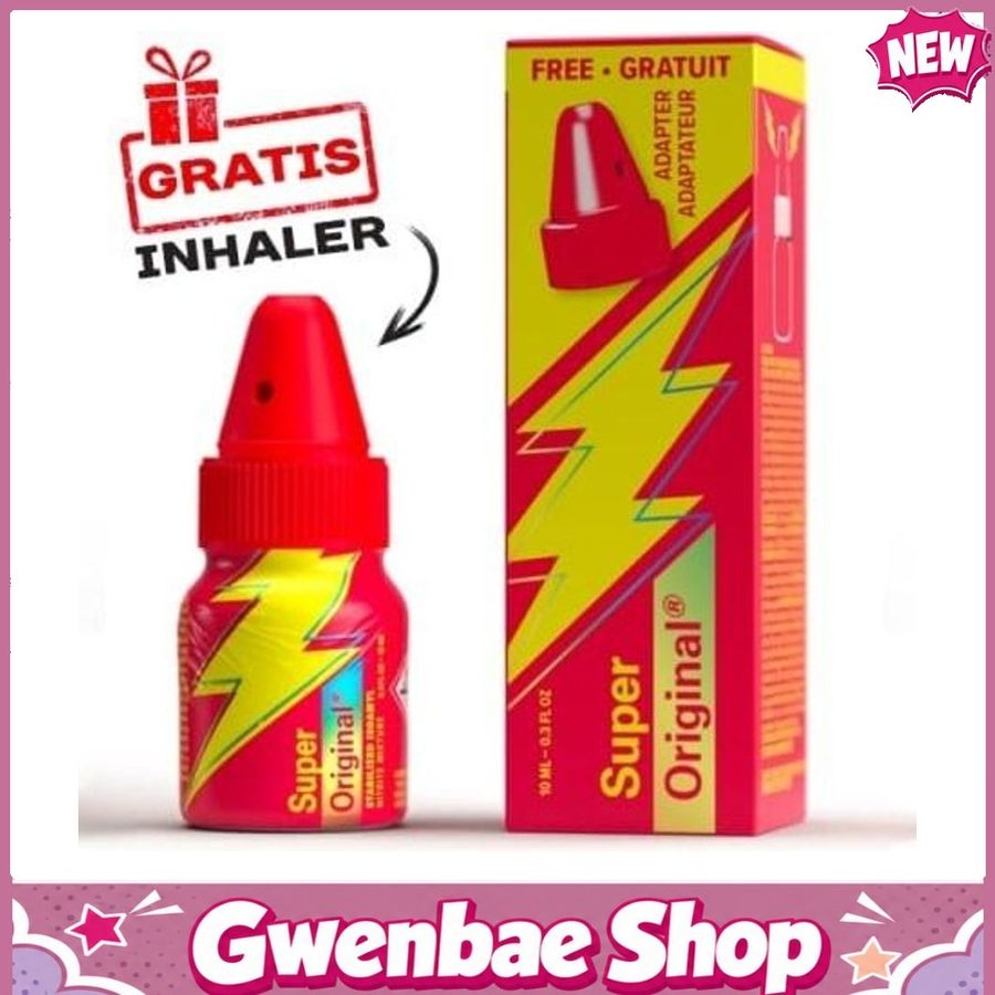 Chai Hít Tăng Khoái Cảm Kích Thích Bao Phê Popper ⚡Original Super & Adapter⚡10ml - Gwenshop Chính Hãng
