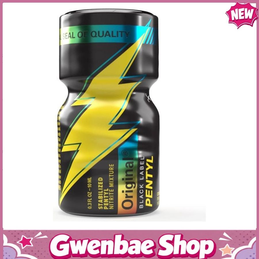 Chai Hít Tăng Khoái Cảm Kích Thích Bao Phê Popper ⚡Original Black Label Pentyl⚡10ml - Gwenshop Chính Hãng