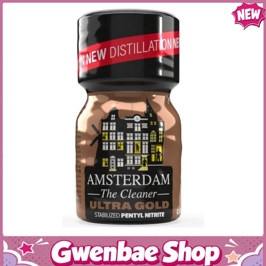 Chai Hít Tăng Khoái Cảm Kích Thích Bao Phê Popper Amsterdam Ultra Gold 10ml - Gwenshop Chính Hãng