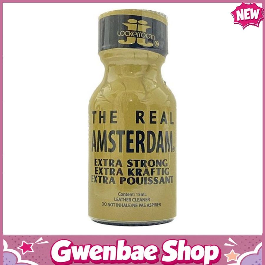 Chai Hít Tăng Khoái Cảm Kích Thích Bao Phê Popper Real Amsterdam Extra Strong 15ml (JJ) - Gwenshop Chính Hãng