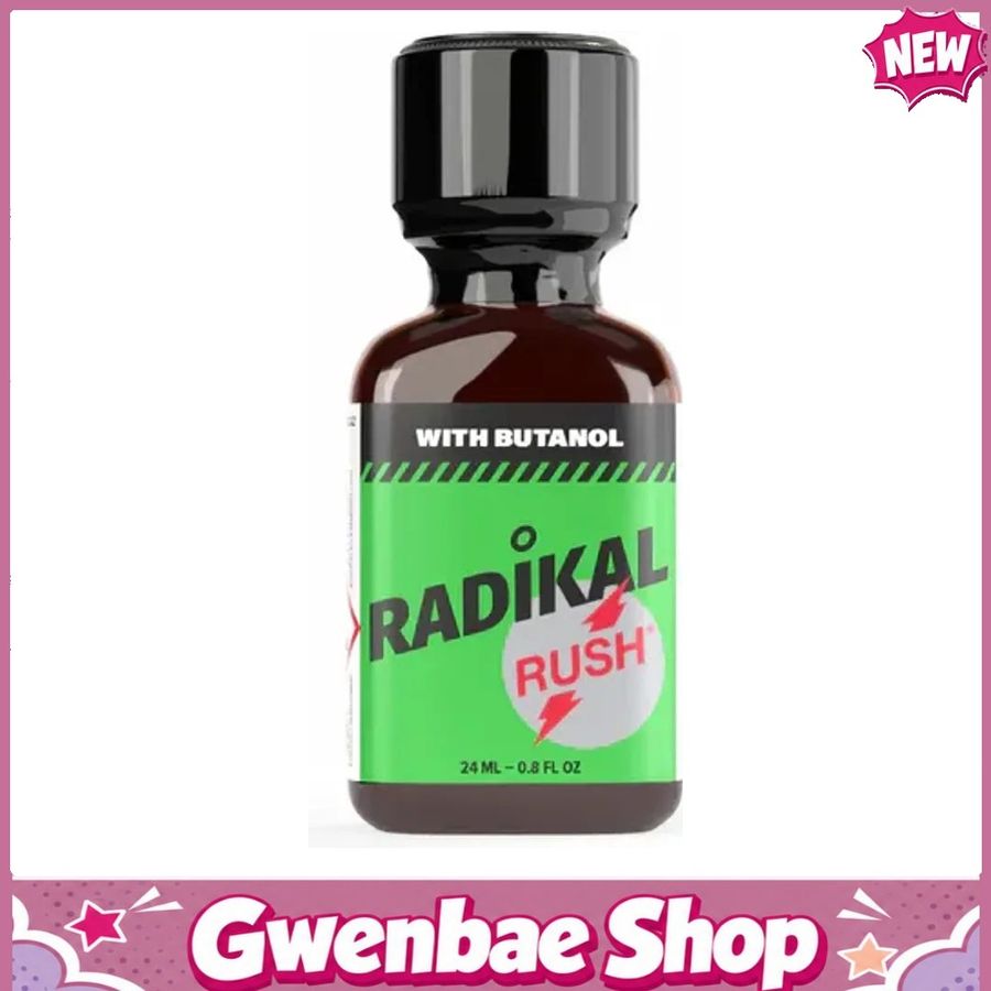 Chai Hít Tăng Khoái Cảm Kích Thích Bao Phê Popper Radikal Rush with Butanol PWD 24ml - Gwenshop Chính Hãng