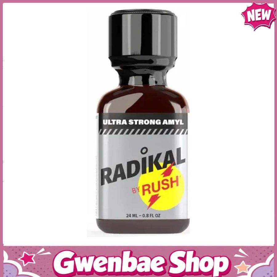 Chai Hít Tăng Khoái Cảm Kích Thích Bao Phê Popper Radikal Rush Ultra Strong Amyl PWD 24ml - Gwenshop Chính Hãng